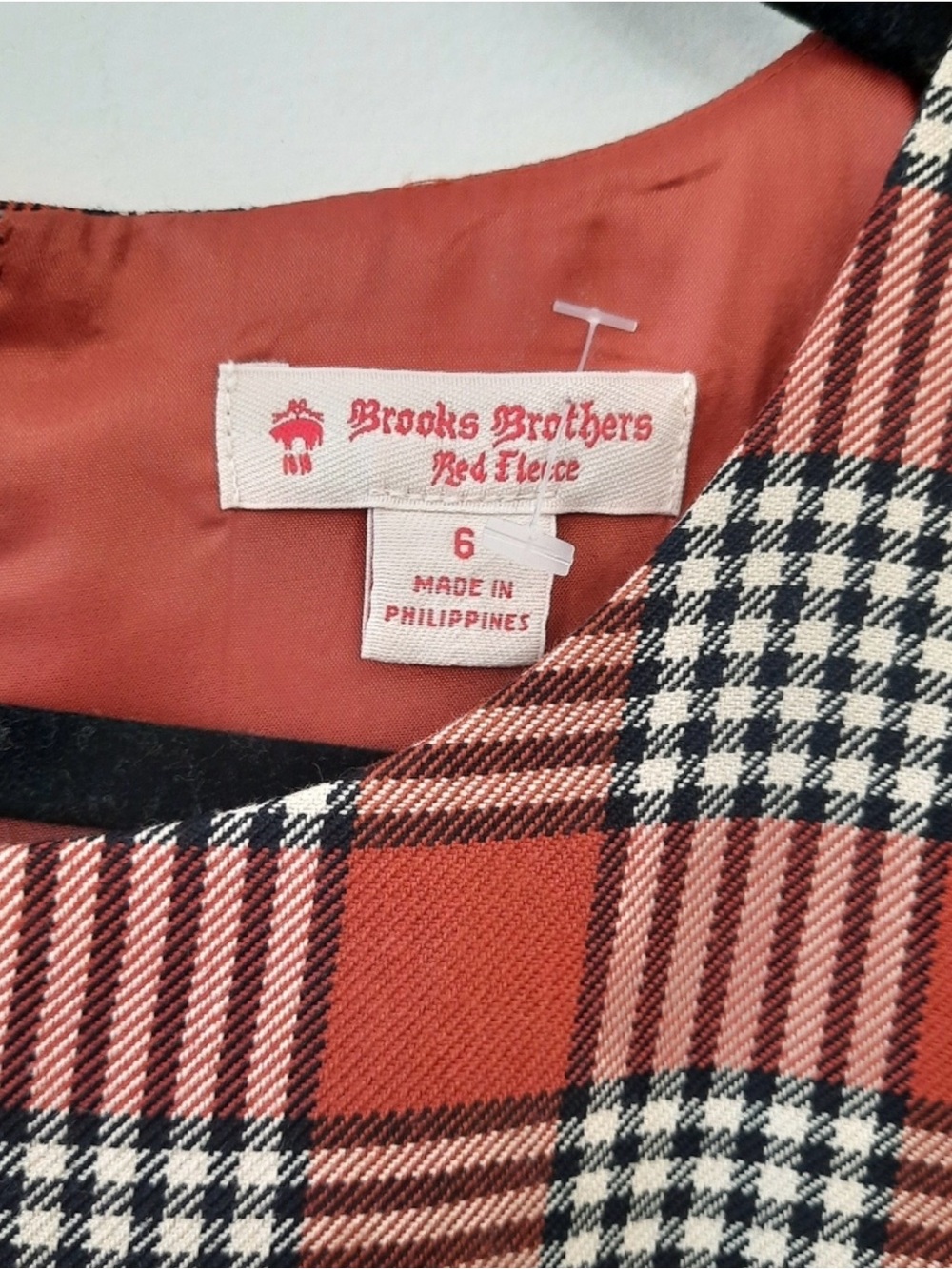 Brooks Brothers Plaid Flounce Hem Dress - Picture 6 of 15